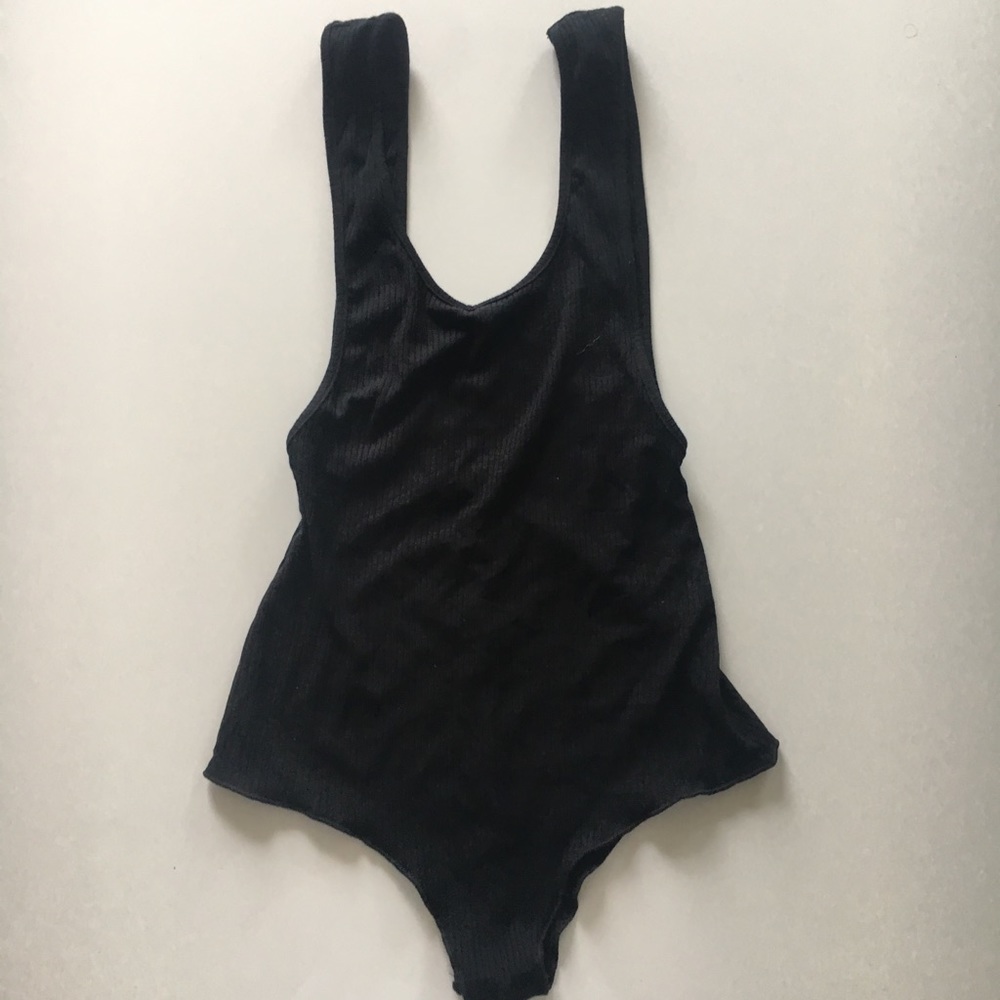 LF emma and sam black bodysuit